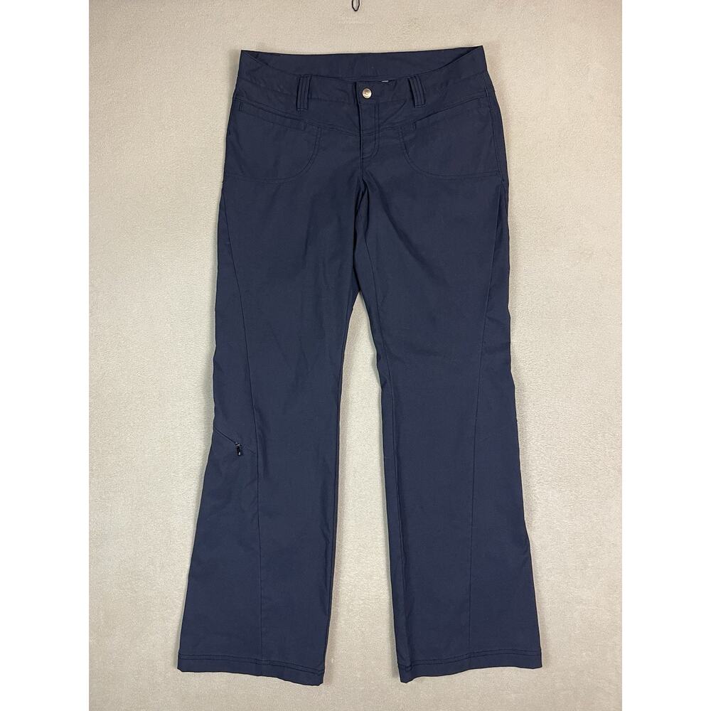 Athleta Pants Womens 8‎ Black Straight Leg Low Rise Stretch Hiking Camping